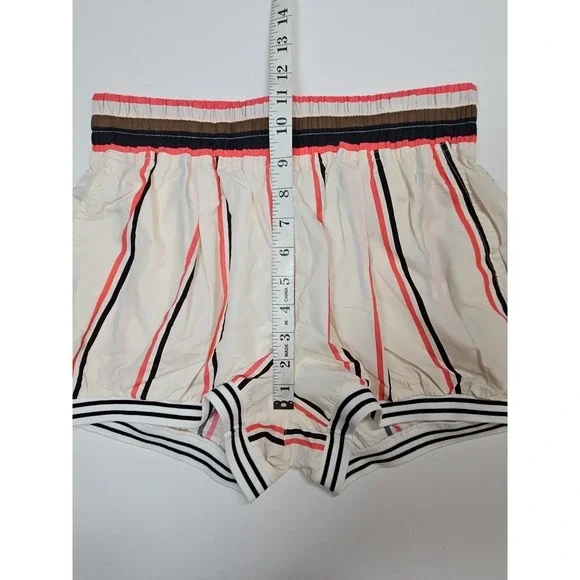 Free People Movement Womens Striped Pull On Athletic Shorts Size Small NWOT - Picture 9 of 10